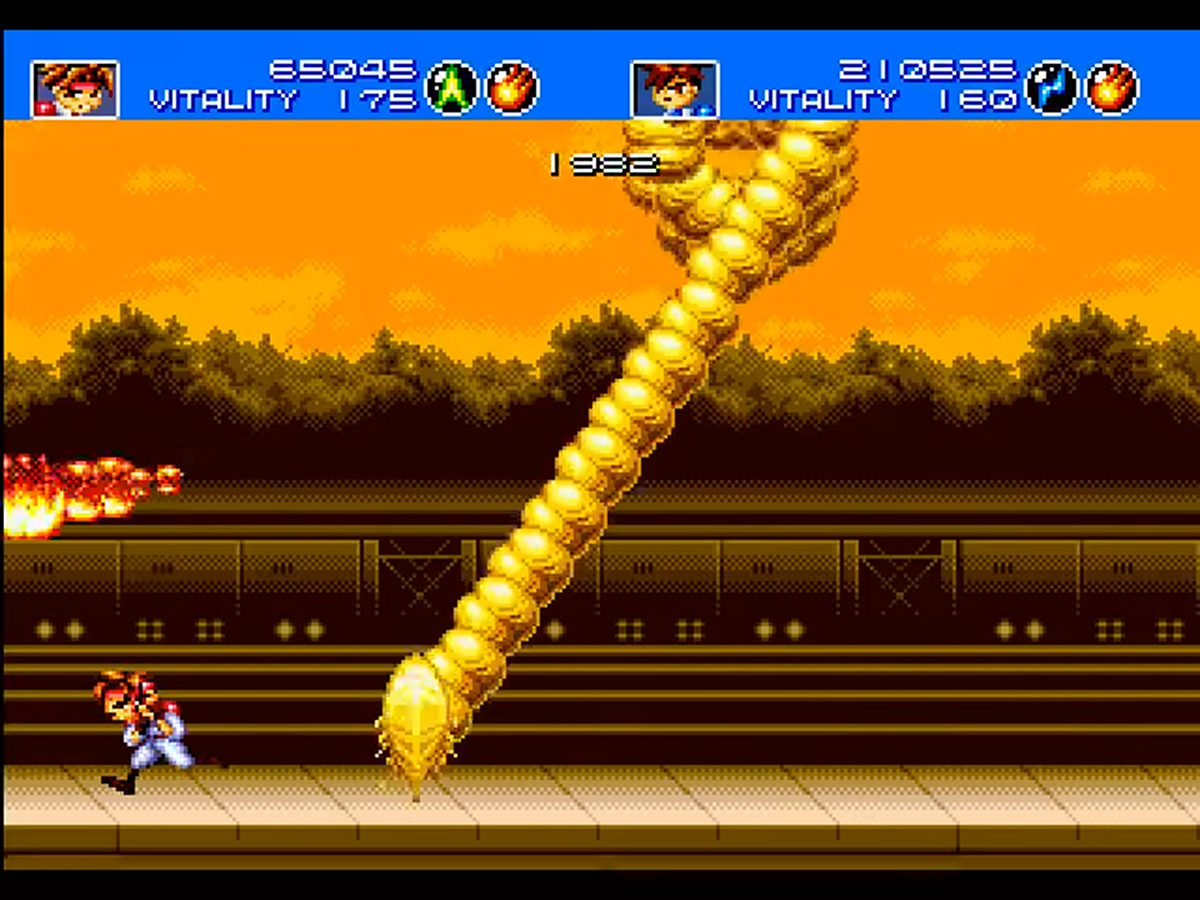 Gunstar Heroes Сега Мегадрайв