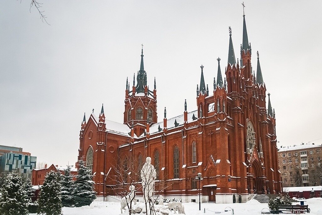 Католические церкви москвы
