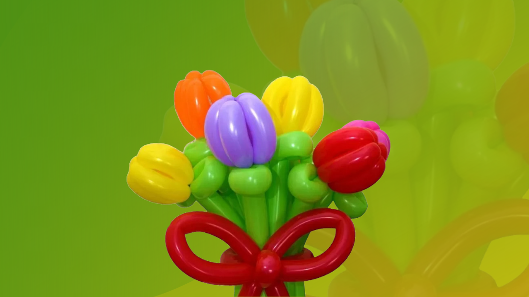 Букеты и цветы из воздушных шаров