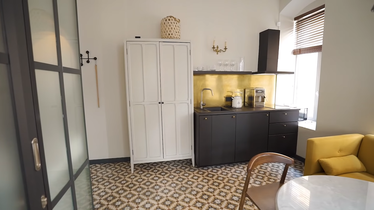 Кухня - Студия 35м² в марокканском стиле