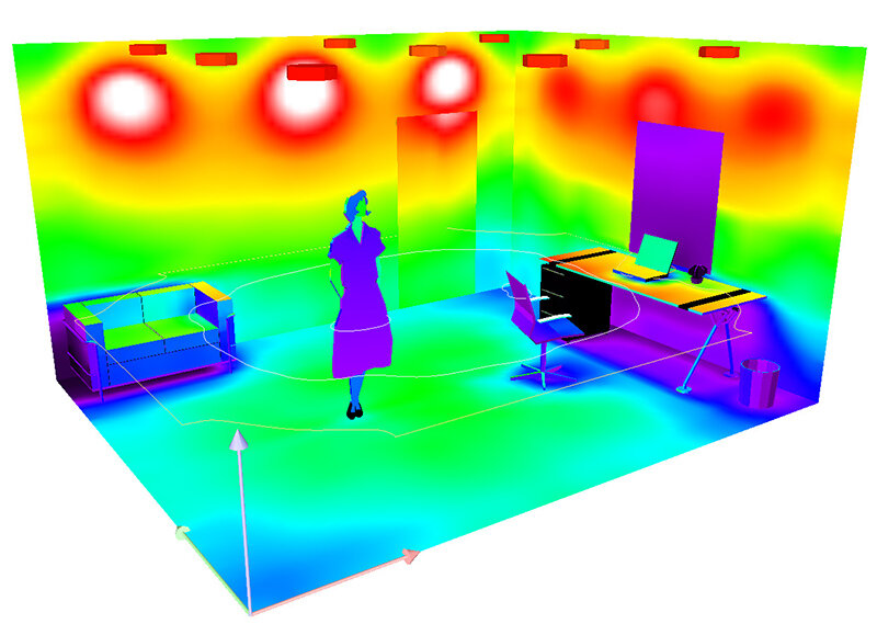 Расчёт освещённости помещения 