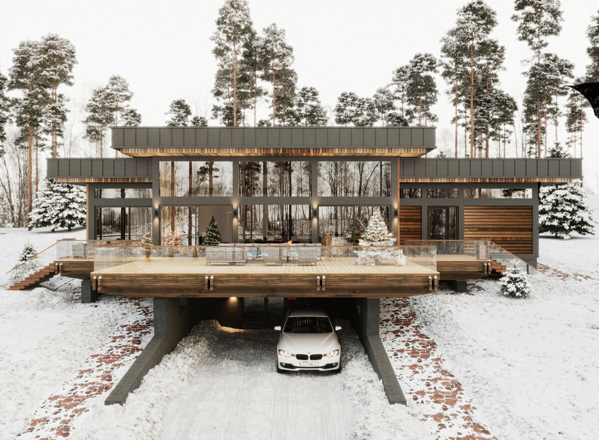 *дом по проекту Больцано (196м2)