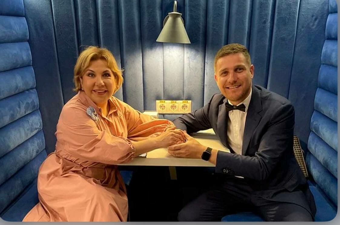 Марина федункив с мужем Стефано Маджи