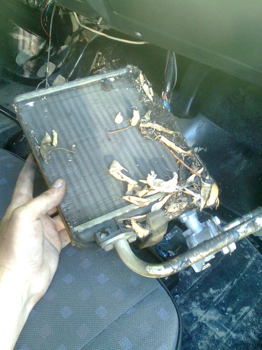 Может банальный мусор мешать хорошему обдуву радиатора