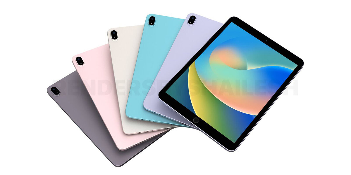 Возможный дизайн iPad 10. Иллюстрация: Shailesh📷
