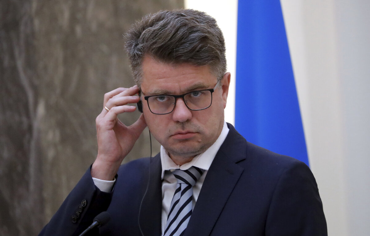    Глава МИД Эстонии Урмас Рейнсалу  EPA-EFE/TOMS KALNINS