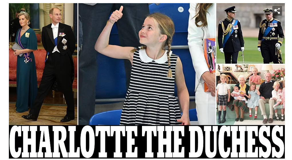 Принцесса Шарлотта станет герцогиней Эдинбургской, неожиданное решение короля Чарльза