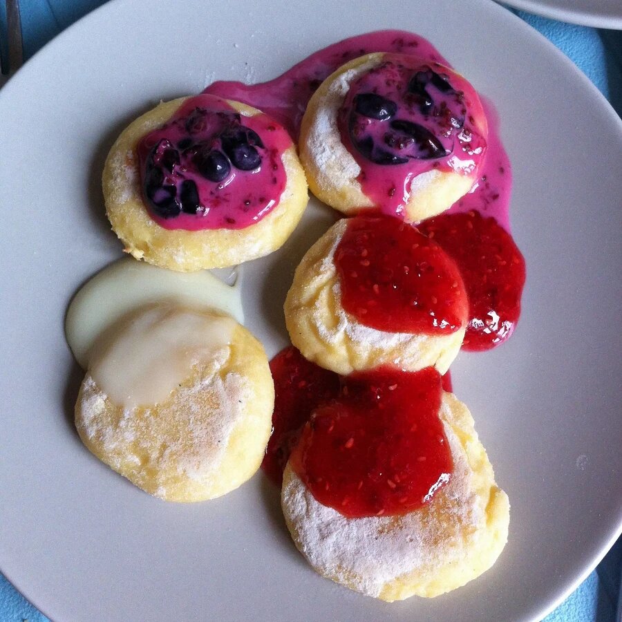 Вот такие сырники у вас могут получиться :)