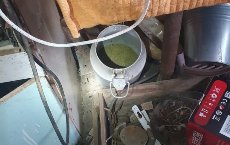    Житель Александровского района хранил в гараже бидон с марихуаной Кристина Просвиркина