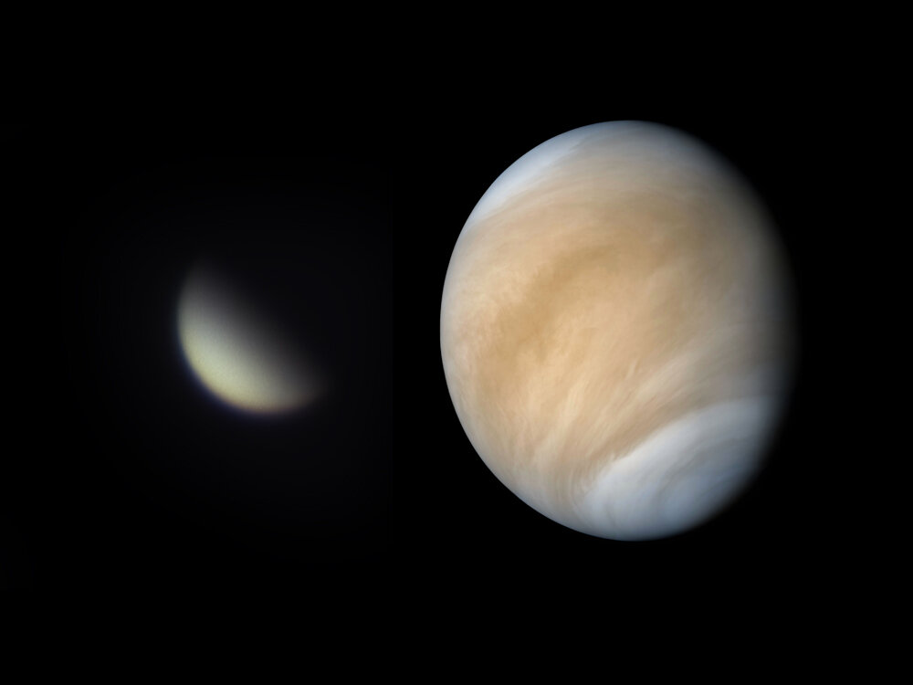 Слева - фото, сделанное ©u/Idontlikecock / Справа - фото, полученное с телескопа Hubble ©NASA/ESA