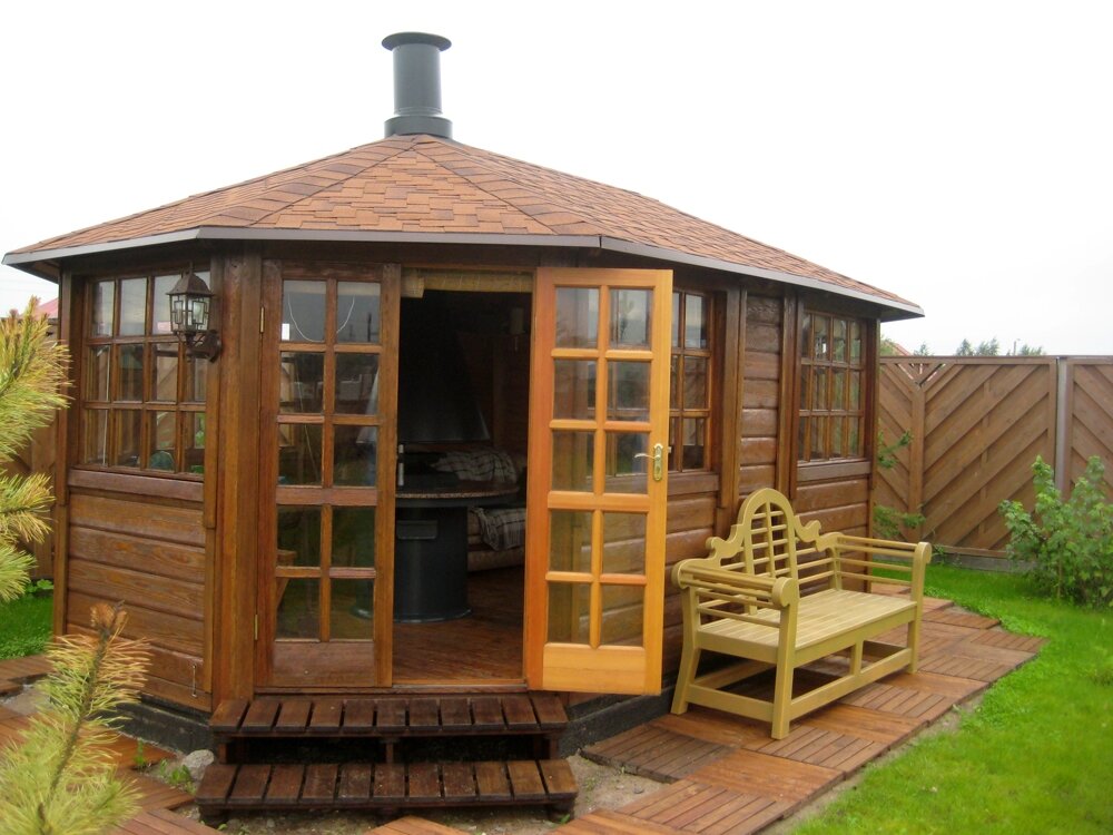 Гриль- домик для любой погоды.