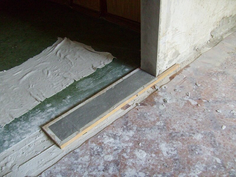 Фундамент под перегородку.