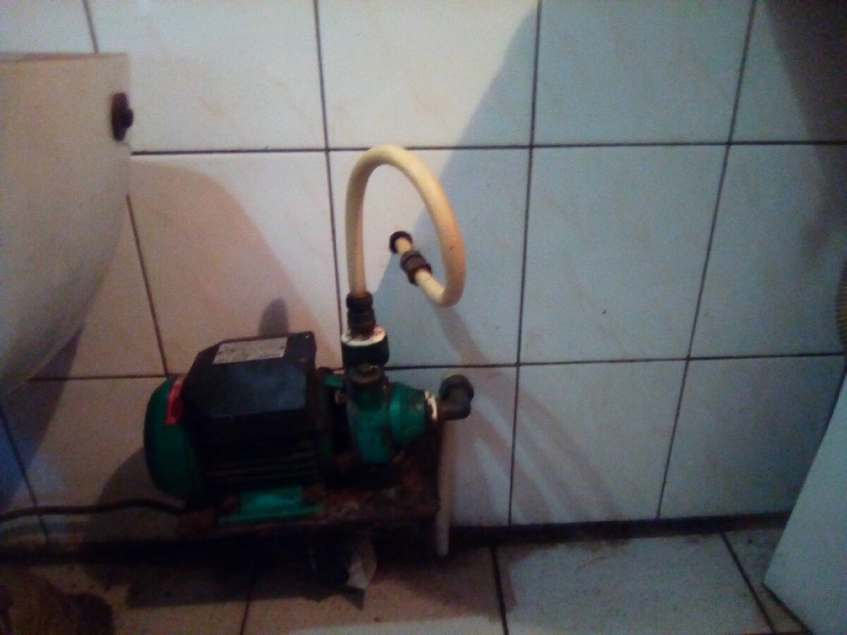 Размещение насоса в санузле