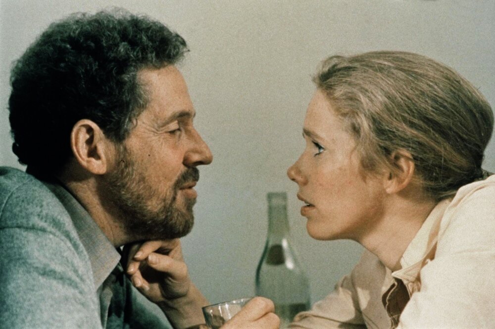 Актеры: Эрланд Юзефсон и Лив Ульман