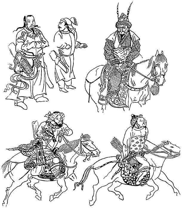 Татары на китайских миниатюрах