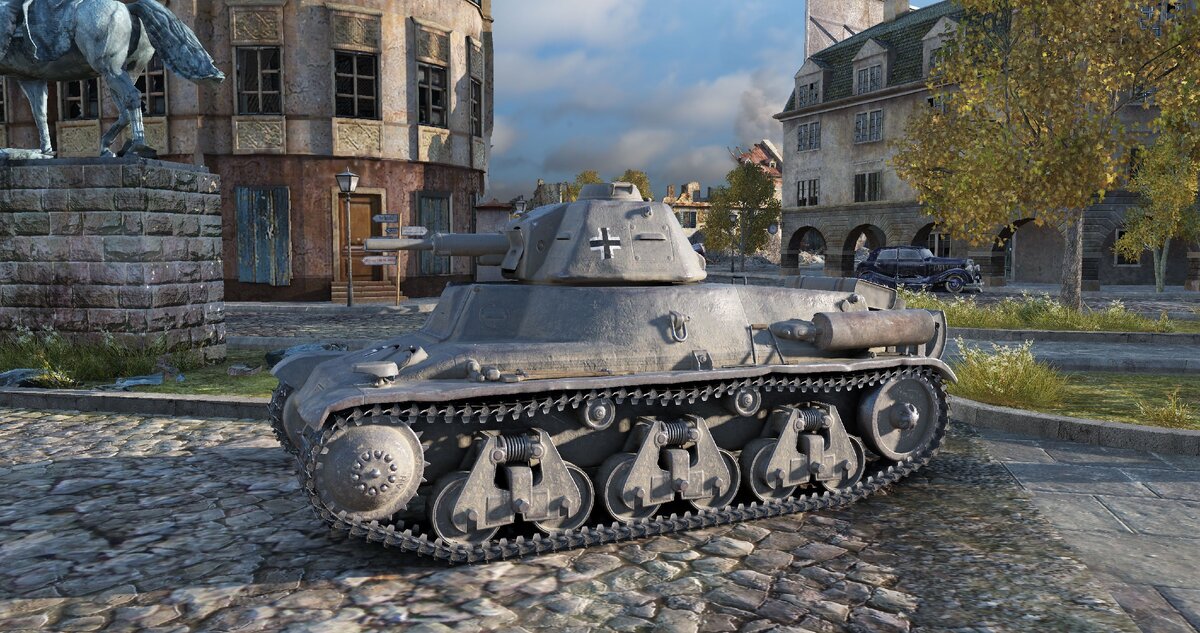 Pz38H, он же - Hotchkiss, премиум танк 2 лвл с уникальной броней.
