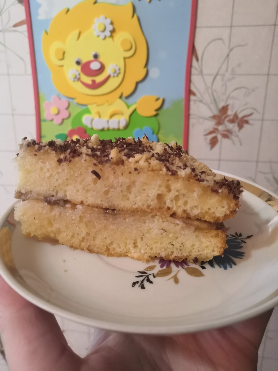 Кусочек домашнего торта
