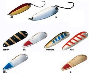 Колеблющиеся блесны SV Fishing Lures