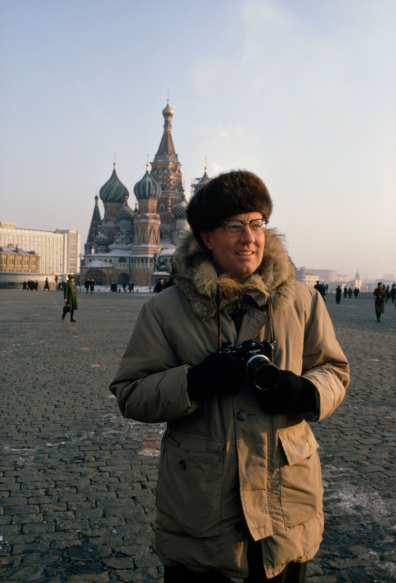 1977. Дин Конгер на Красной площади. 