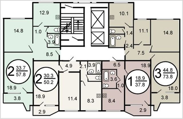 Проекты перепланировки квартир в домах серии 1-510