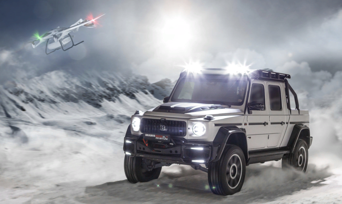 Внедорожник с открытым кузовом получил название Brabus 800 Adventure XLP. 
Фото: Brabus