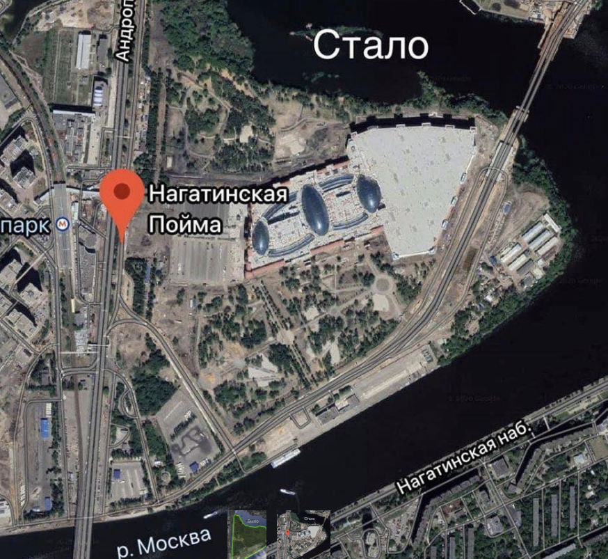 скрин карты с территорией острова