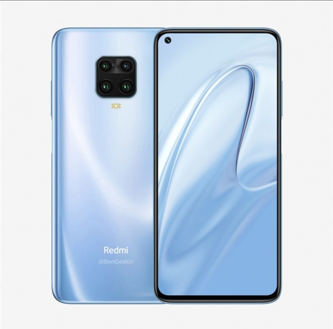 Рендер Redmi Note 9(Pro)  