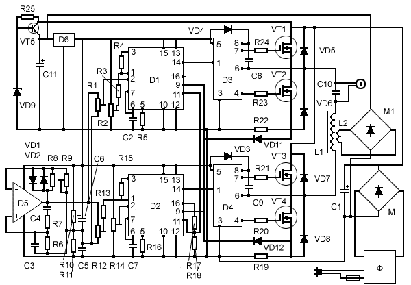 Чистый синусоидальный инвертор на Arduino