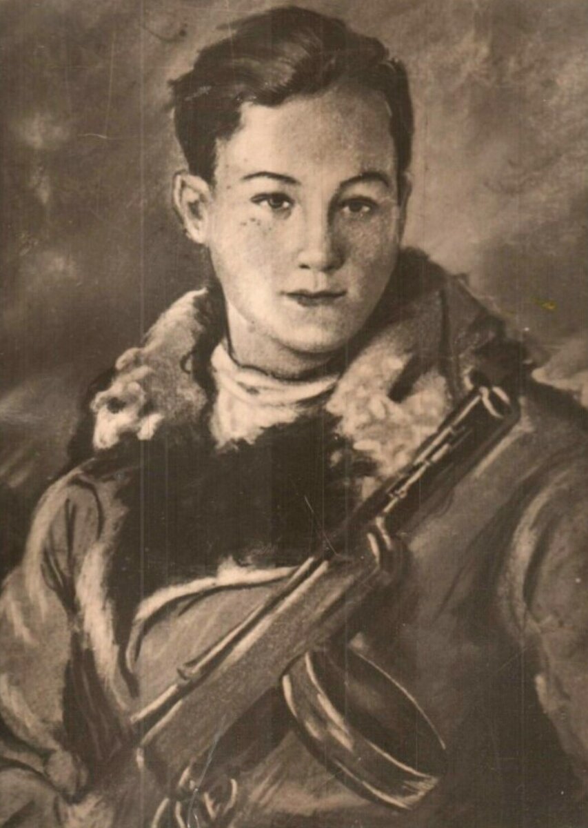 Зоя Космодемьянская.