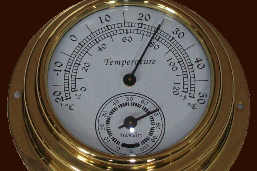 Термометр-гигрометр бытовой. Фото из сети Интернет