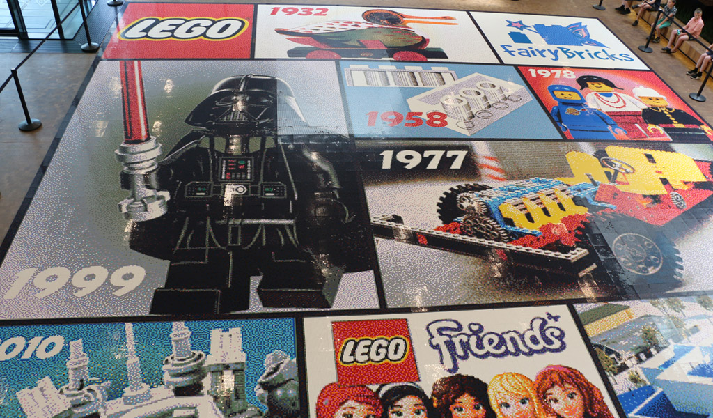 Мозаика в LEGO House | © Zusammengebaut