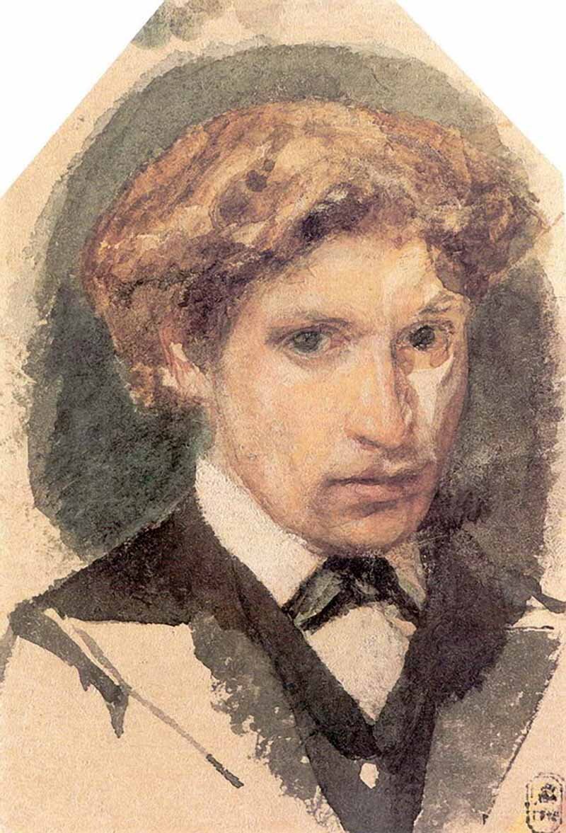 М.Врубель. Автопортрет. 1882.
