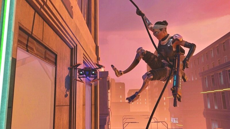 А ещё у нас тут инженер-инвалид на железных ходулях. Дело тётки с клешнёй из Battlefield5 живёт и побеждает!