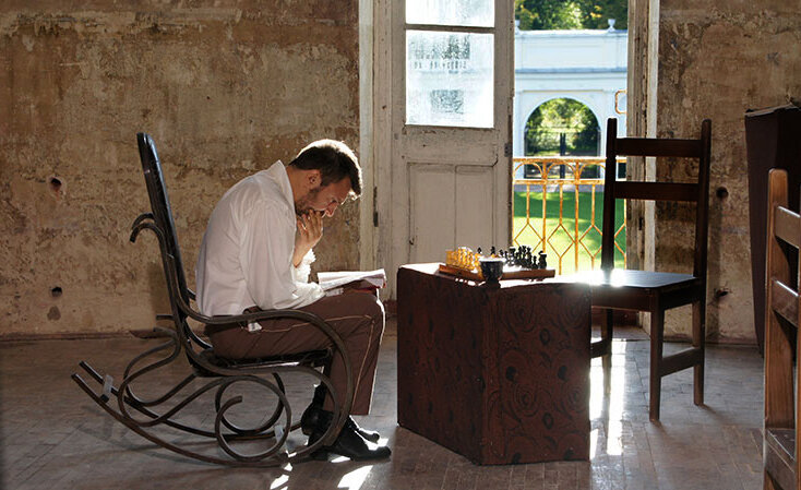 Кадр со съёмок фильма