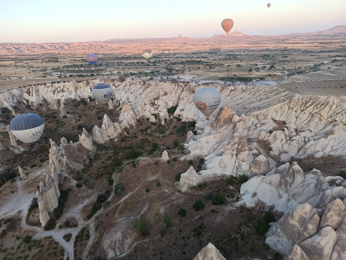 Полет на шаре над Каппадокией