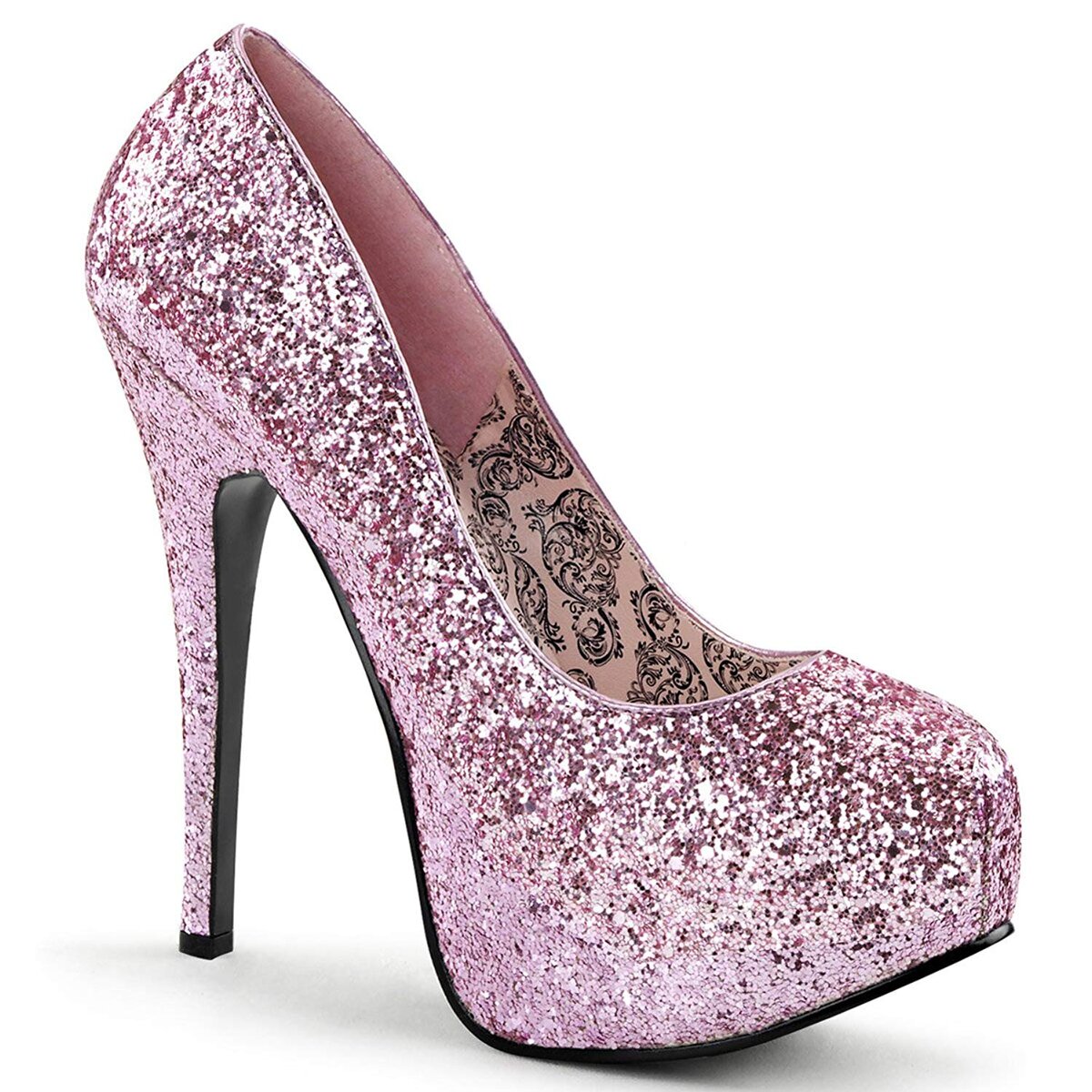 Pink heels. Туфли glitter Pink. Pleaser Bordello обувь. Вечерние туфли. Блестящие туфли.