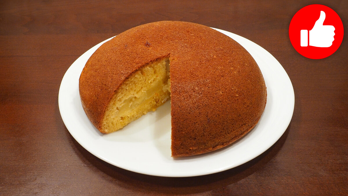 Кекс с ананасом в мультиварке