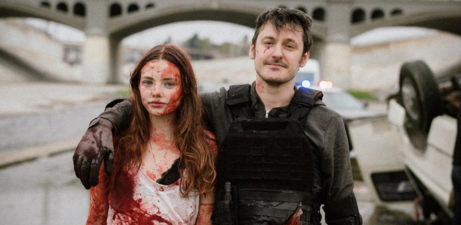 Фото Найшуллера с актрисой во съемок клипа для The Weeknd