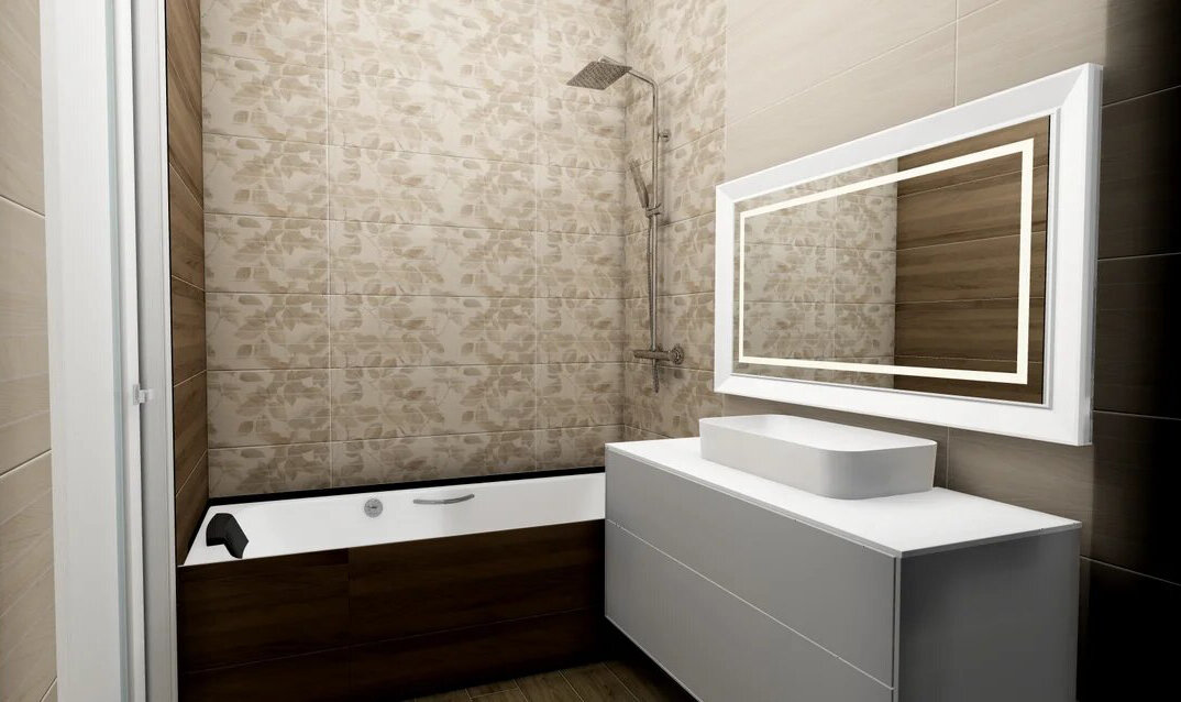 визуализация ванной комнаты, которую вы можете заказать в нашем магазине совершенно бесплатно!