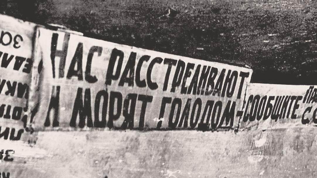 Плакаты в восставшем ГУЛАГе