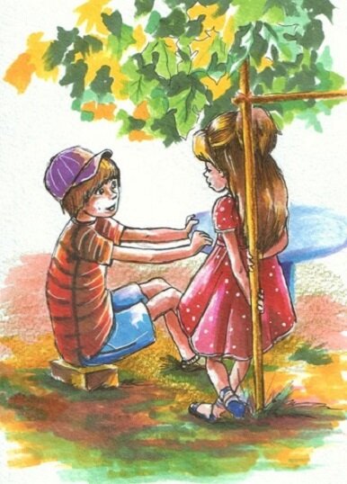 Иллюстрация к сказке Марии Ратьковой.