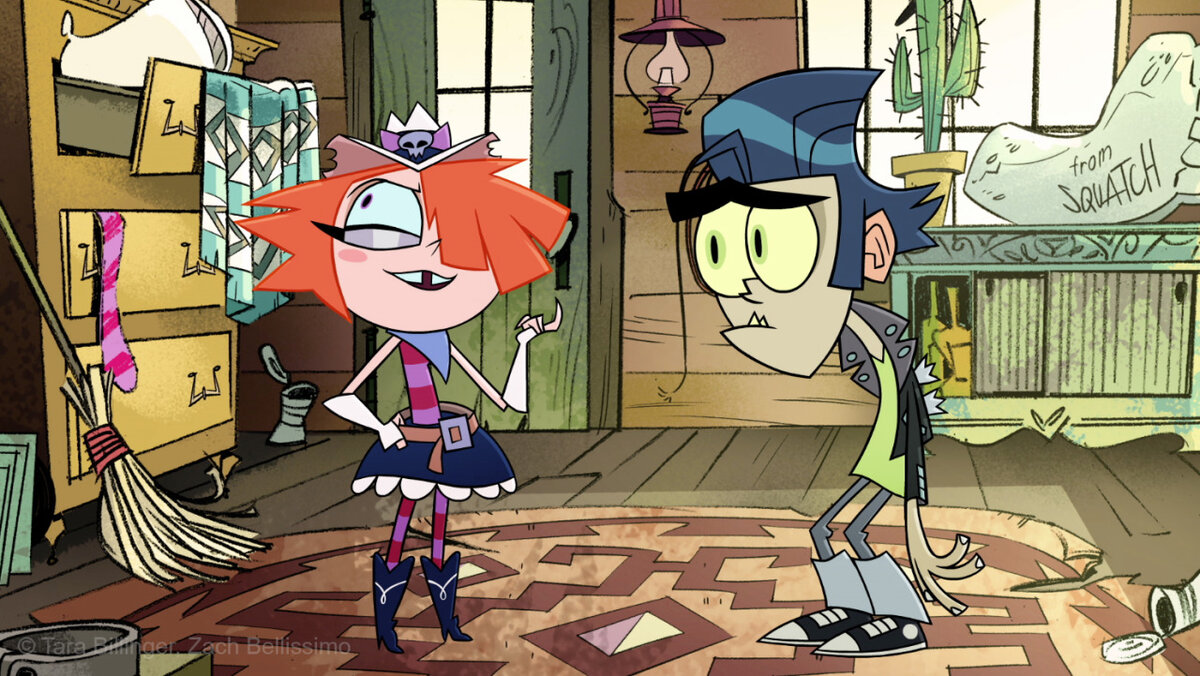 Сцена из пилотного эпизода: Роухайд и Снаг. Источник: longgonegulch.tumblr.com