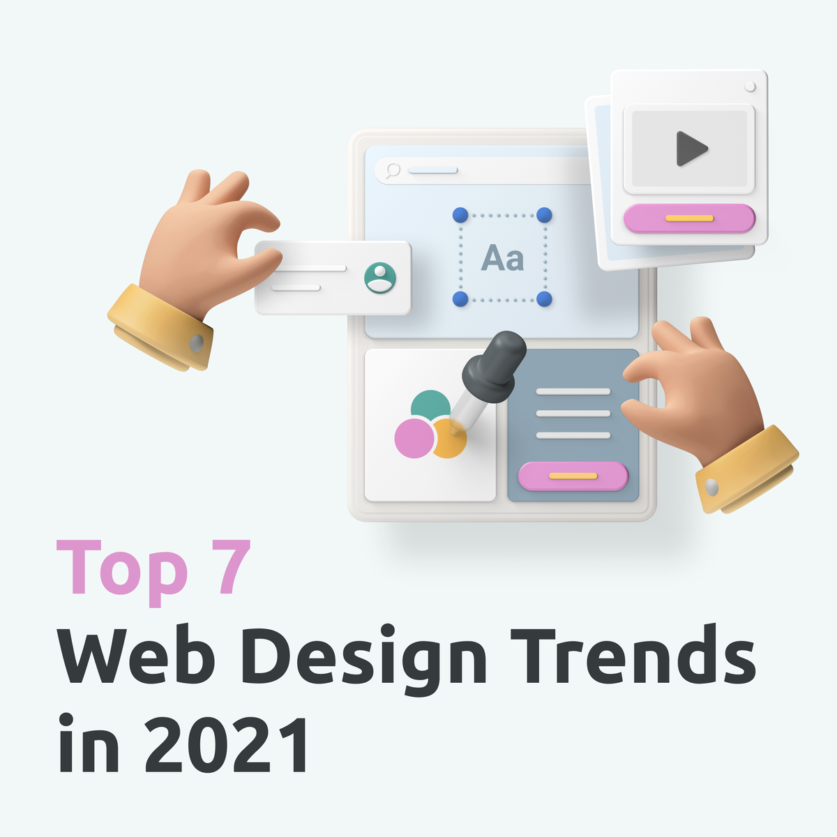 тренды в веб дизайне 2021 | Wix Pro