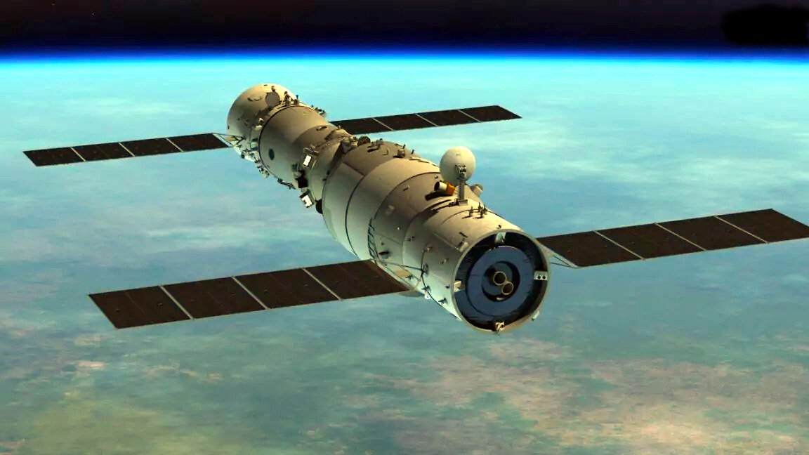 Художественное оформление китайской пилотируемой станции Tiangong 3 / Источник: CASC