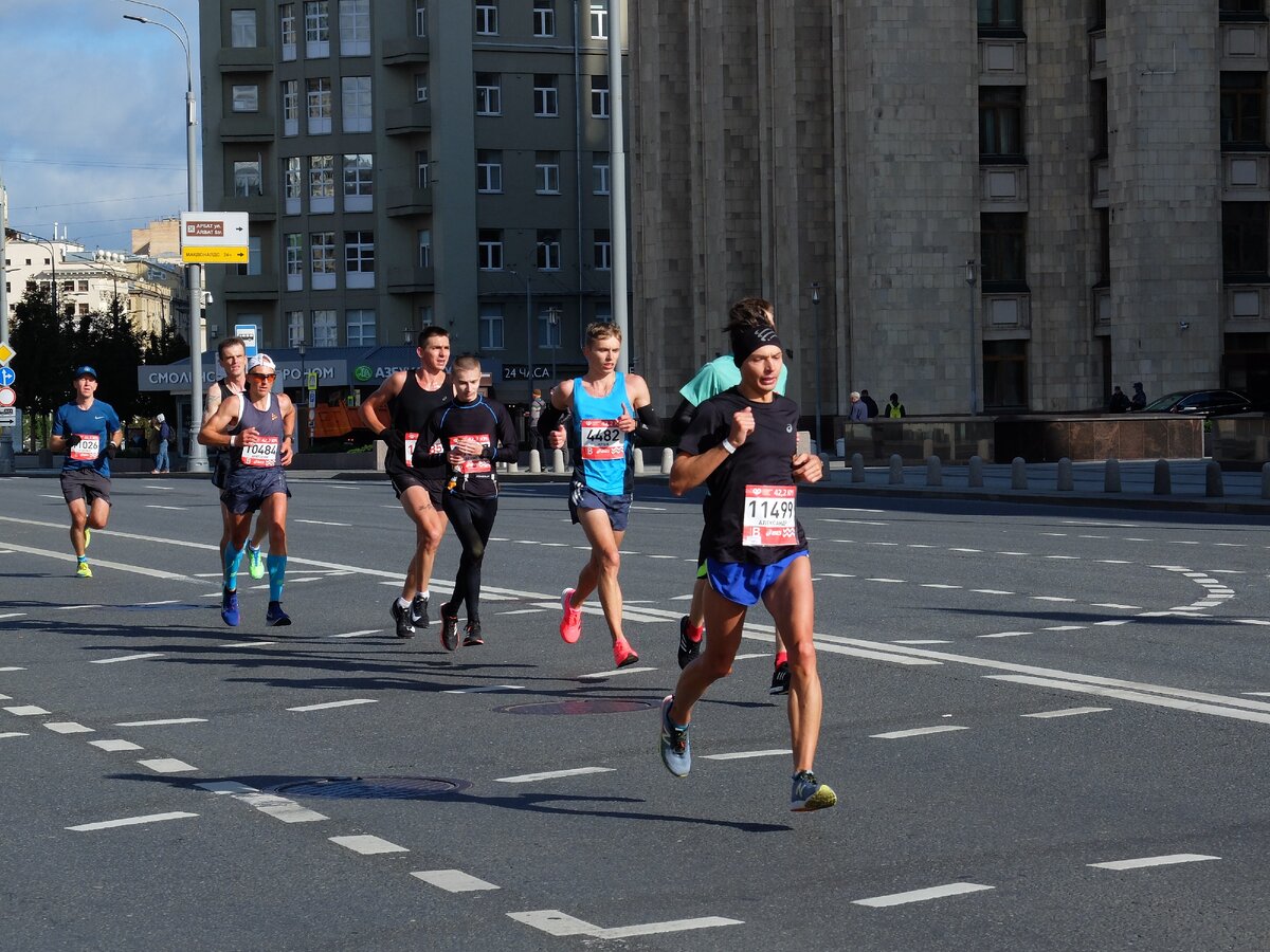 Фото с Московского марафона 2020 (фото - мое)
