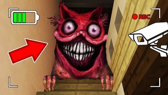 Слежу за ЖУТКИЙ КОТ ГАРФИЛД через камеру в МАЙНКРАФТ ! SCARY CAT GARFIELD SCP MINECRAFT