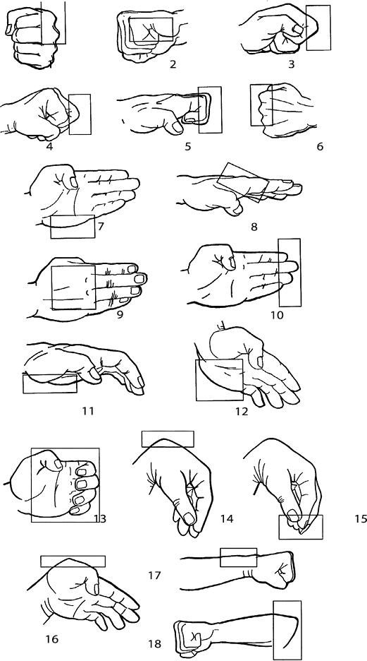 Ударные конечности рук