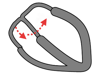 Схематический рисунок сердца