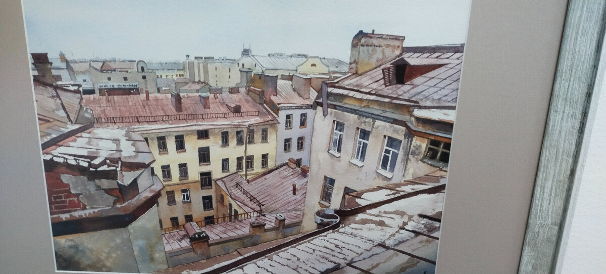 Картина с выставки. Фото автора канала