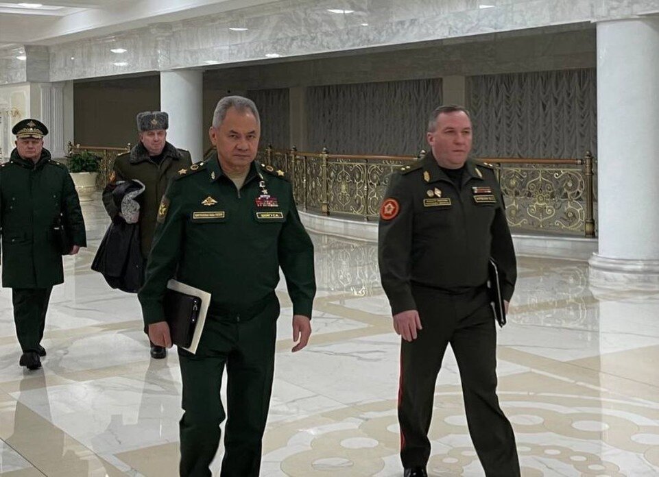     Вечером 3 декабря 2022 года состоится встреча Александра Лукашенко и Сергея Шойгу. Фото: телеграм-канал «Пул Первого».